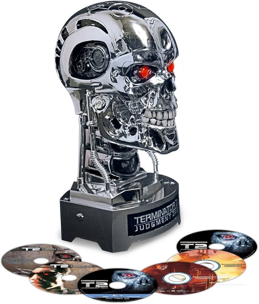 Terminator 2 Endoskeleton bust bluray disc set life size, Verzamelen, Ophalen, Nieuw, Fantasy
