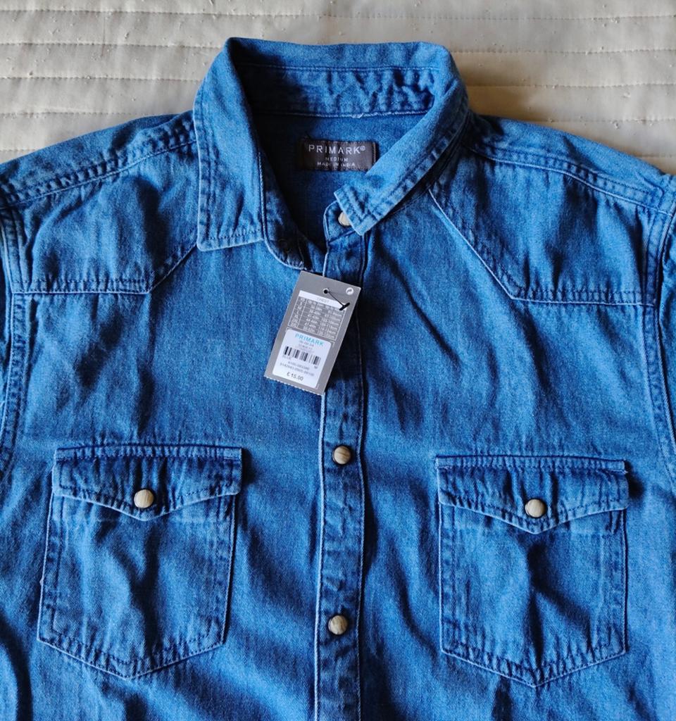 Jeanshemdje korte mouwen van Primark, Kleding | Dames, Nieuw, Ophalen, Maat 38/40 (M), Primark