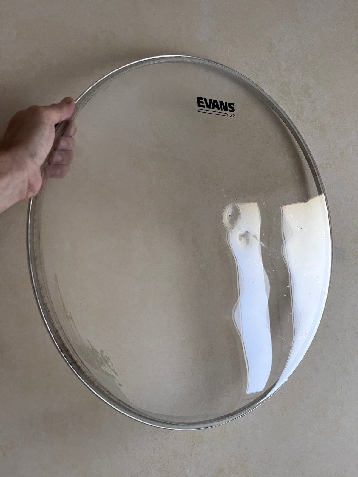 Basdrum. Vel 22inch evans g2, Ophalen of Verzenden, Gebruikt