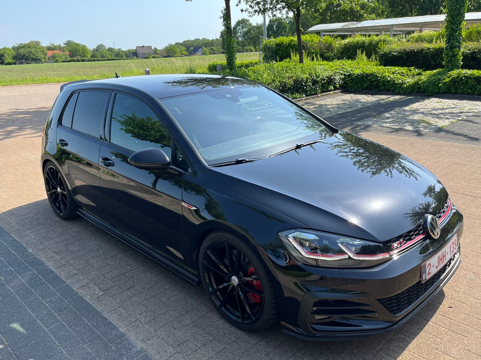 Volkswagen Golf 7.5 GTI Performance, Auto's, Stof, 4 cilinders, Zwart, 5 zetels