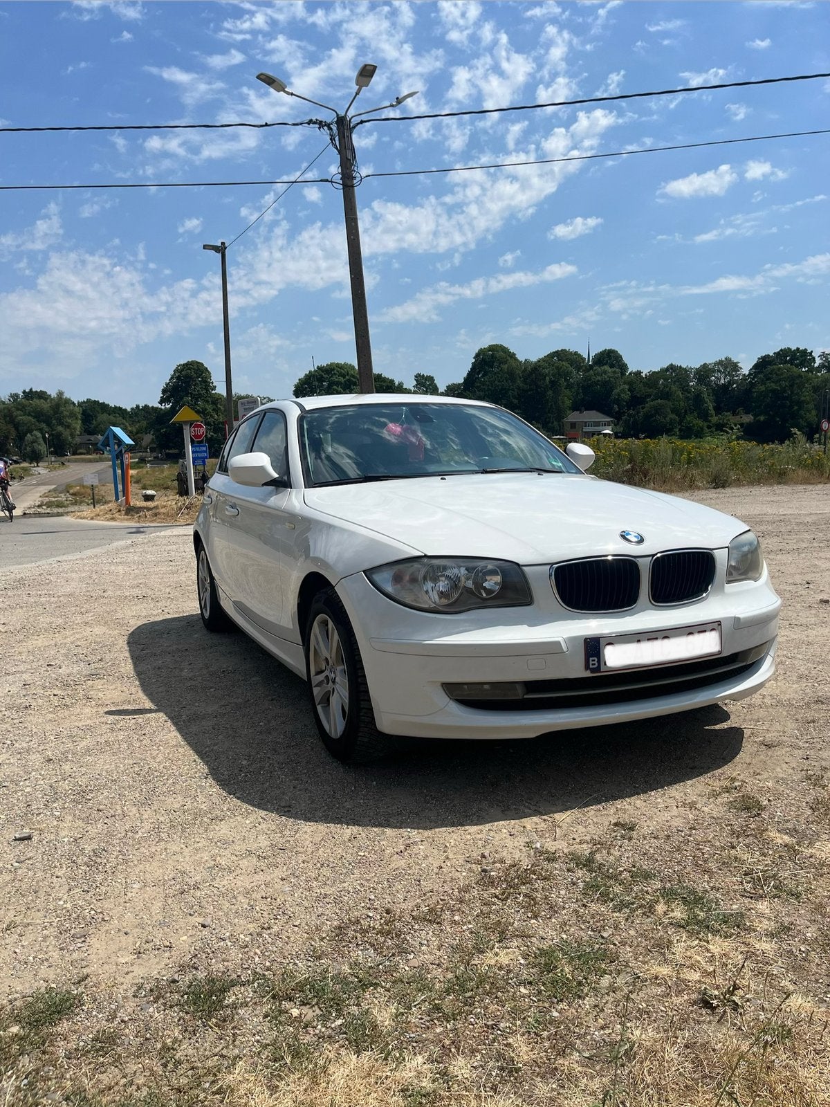 BMW118D, Auto's, Zwart, Wit, 5 deurs, Particulier