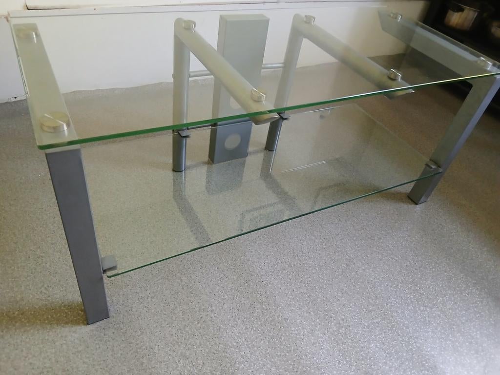 Petite table en verre ., Enlèvement, Verre