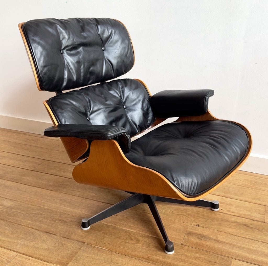 60S EAMES LOUNGE CHAIR • VITRA, Maison & Meubles, Fauteuils, 75 à 100 cm, Enlèvement, Utilisé, Mid Century Modern