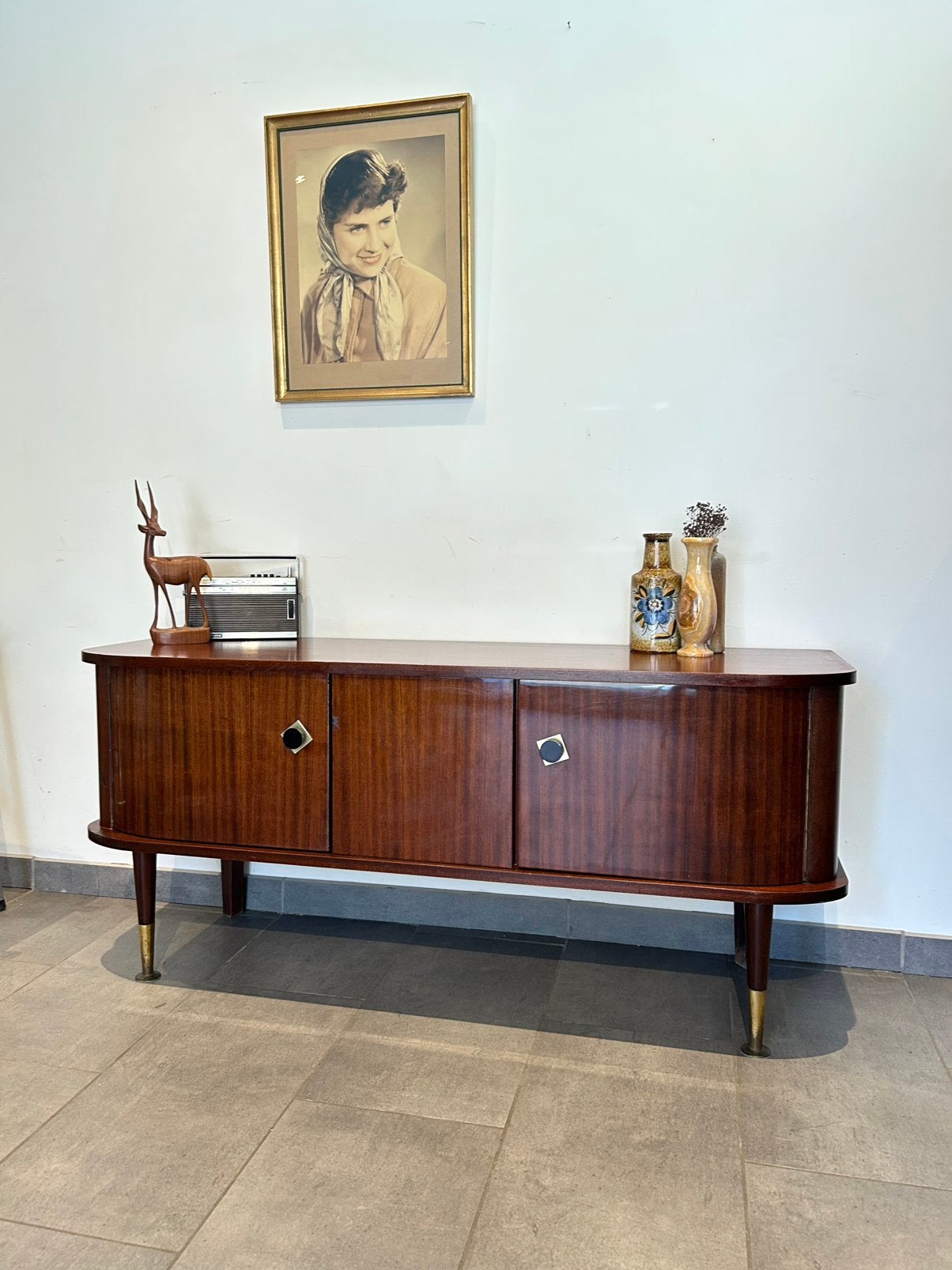 Vintage lage dressoir, Maison & Meubles, Armoires | Dressoirs, Utilisé, Enlèvement