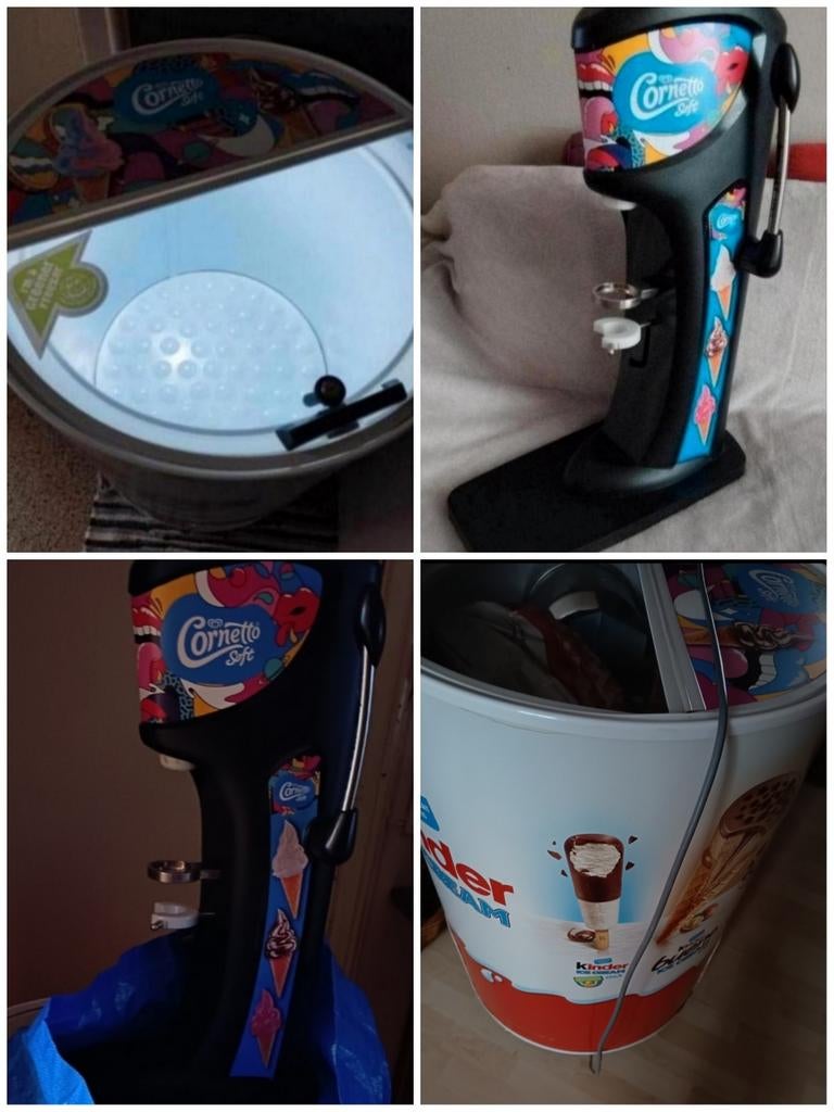 Mes 🥸 2 Appareils 🍧🍦 Glaces ? 1 Surgélateur + 1 SoftIce, Enlèvement, Comme neuf, Auto-congélation