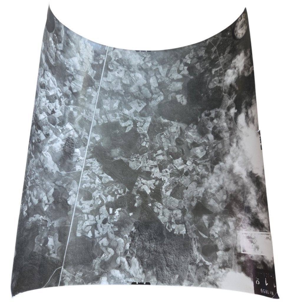 duitse ww2 luchtfoto denk Rusland ongeveer 30x30 cm, Ophalen of Verzenden