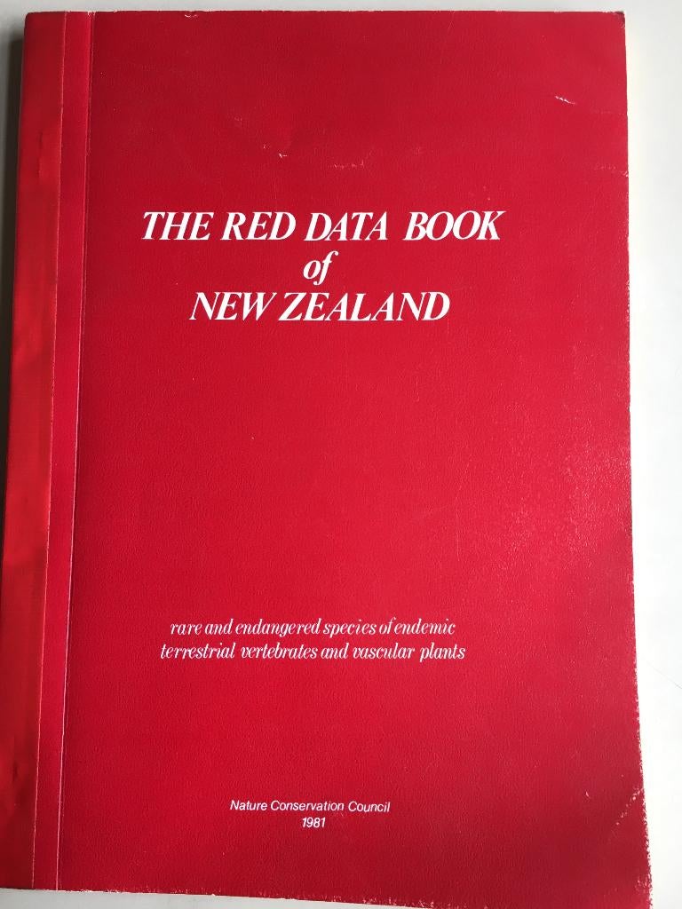 The red data book of New Zealand, Envoi, Comme neuf, Nature en général