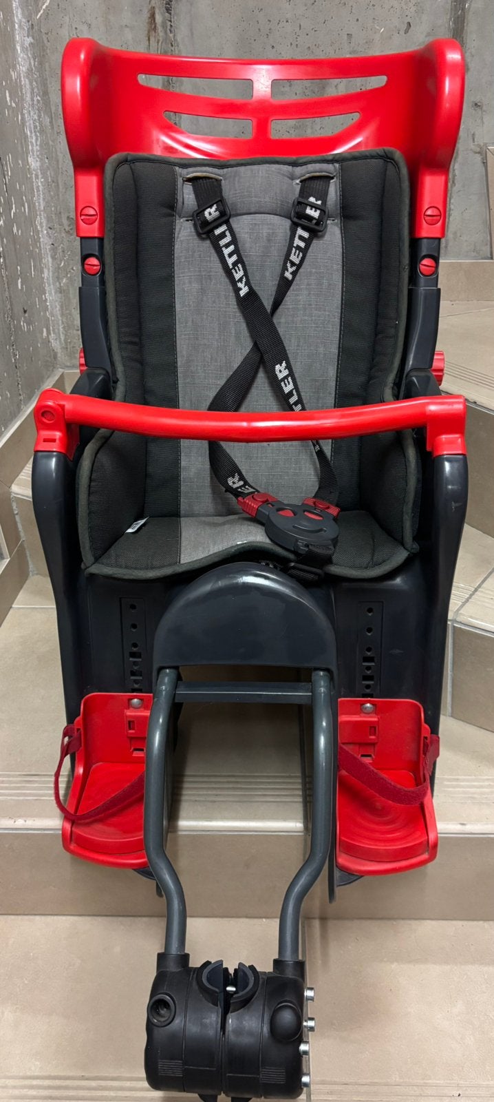 2 fietsstoelen te koop, Fietsen en Brommers, Ophalen, Gebruikt, Achterzitje, Voetsteuntjes