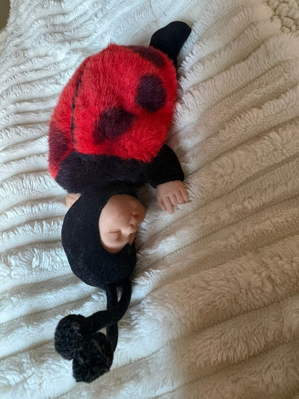 Vintage lieveheersbeestje van Anne Geddes, Verzamelen, Ophalen of Verzenden, Zo goed als nieuw, Pop