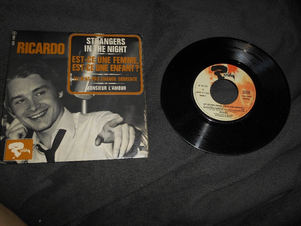 45T 4 pistes Ricardo " Strangers in the night, Cd's en Dvd's, Vinyl Singles, Ophalen of Verzenden