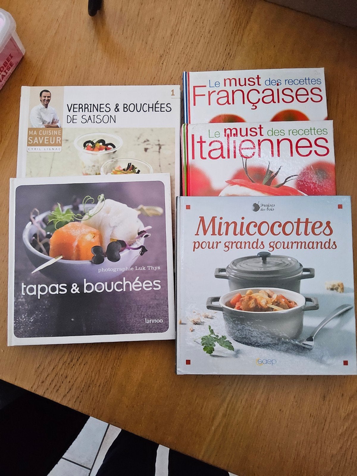 lot livres de cuisine, Ophalen