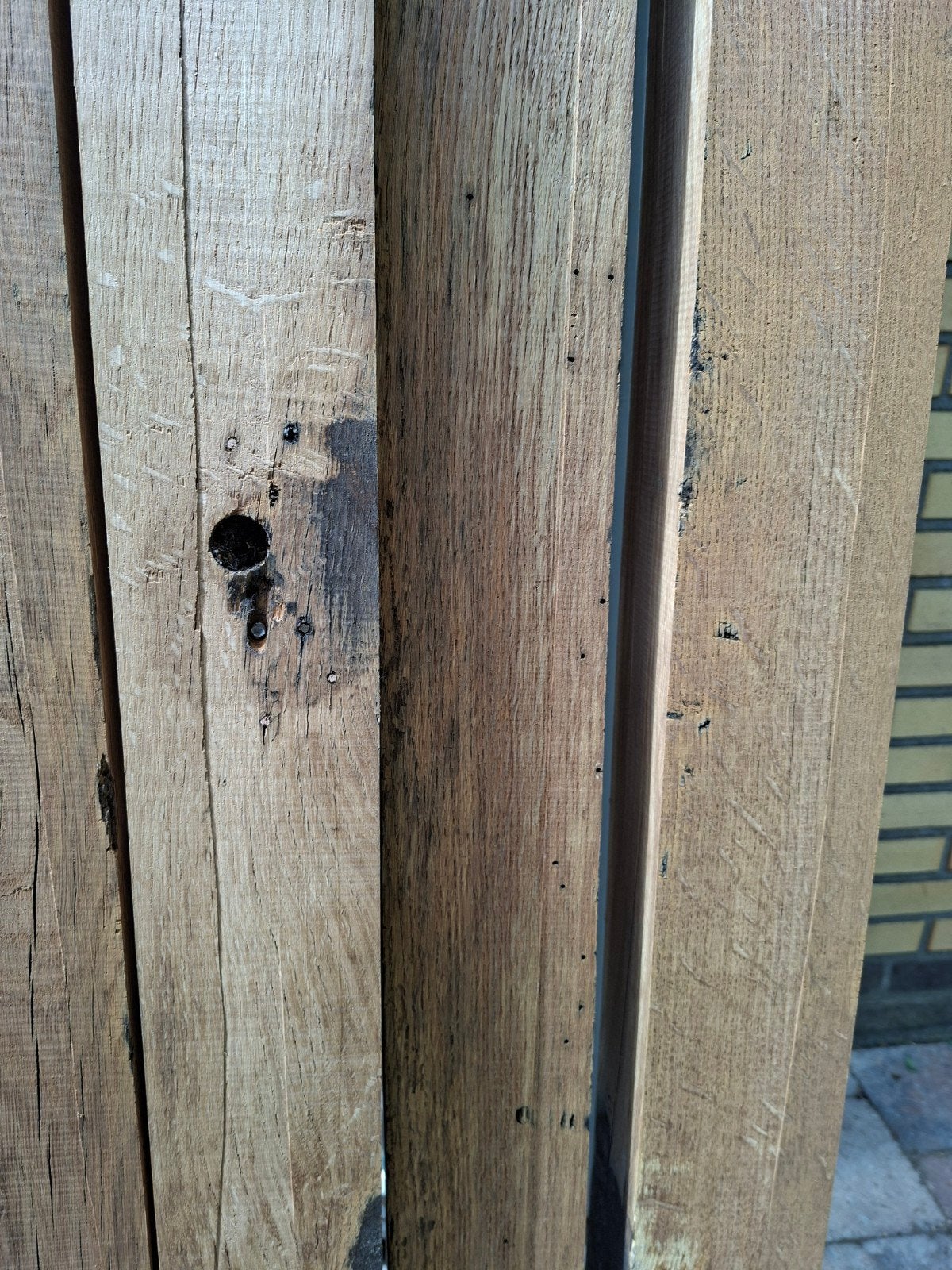 Eiken balken, Doe-het-zelf en Bouw, Hout en Planken, Ophalen, Eiken
