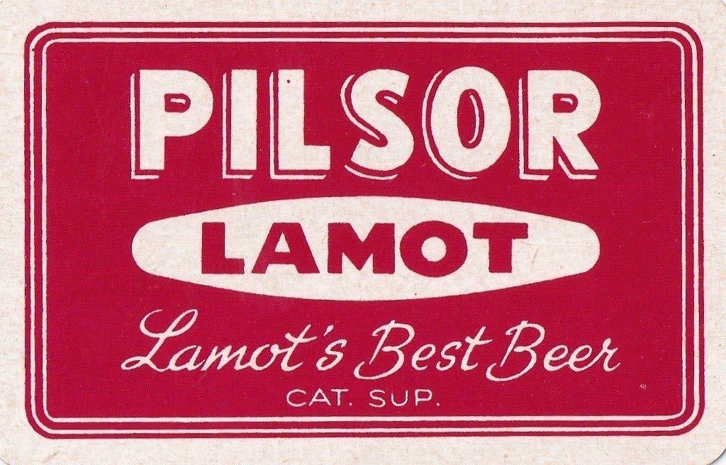 B 8 / S K LAMOT PILSOR ROOD WITBEST BEER, Verzamelen, Ophalen of Verzenden, Nieuw, Speelkaart(en)
