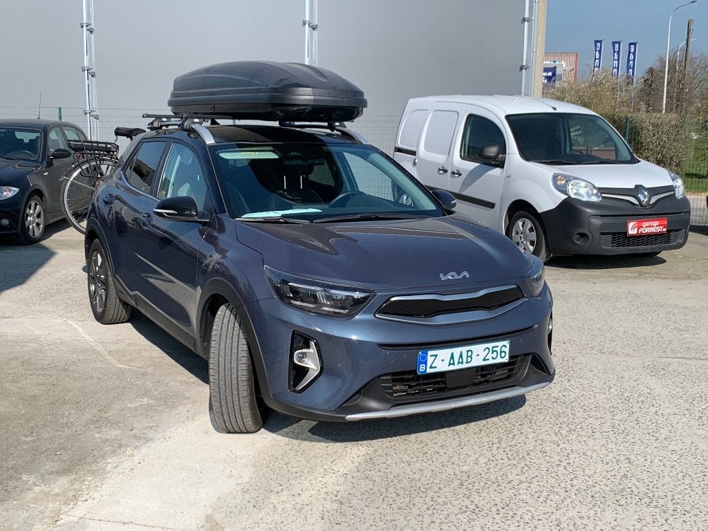 Kia Stonic 1.0 88 kW MHEV édition bleue DCT, Autos, Argent ou Gris, Achat, 998 cm³, Entreprise