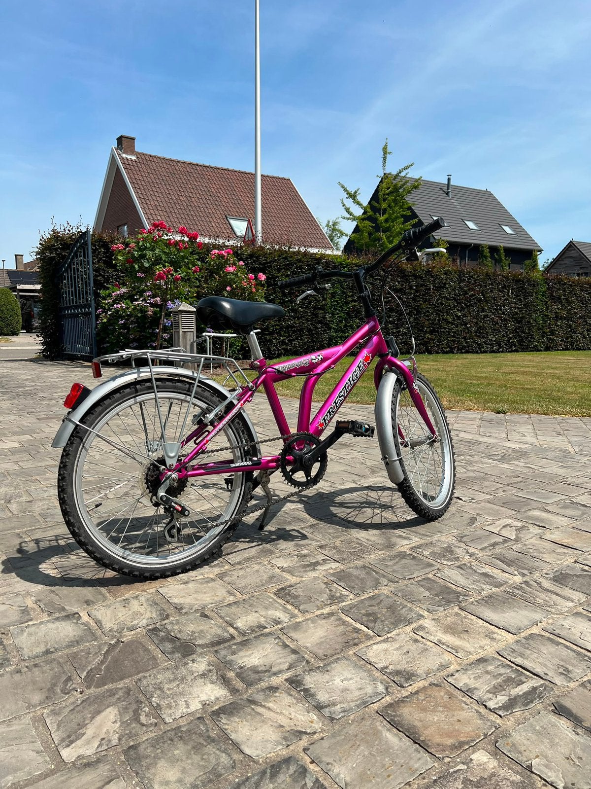 Prestige kinderfiets 20 inch - met shimano versnellingen, Ophalen, Velgrem, Versnellingen, Zo goed als nieuw