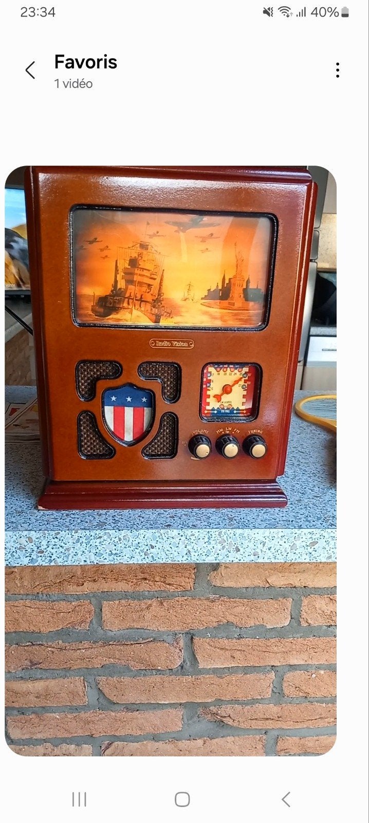Ancienne radio, Ophalen