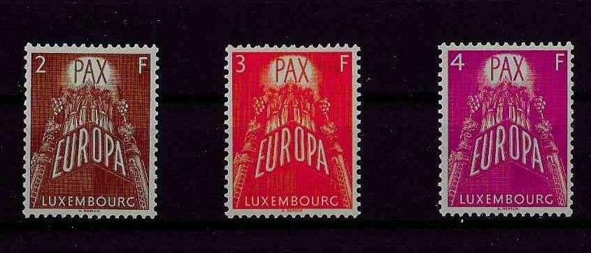 Postzegels Luxemburg - 531/533  PAX, Postzegels en Munten, Verzenden, Luxemburg