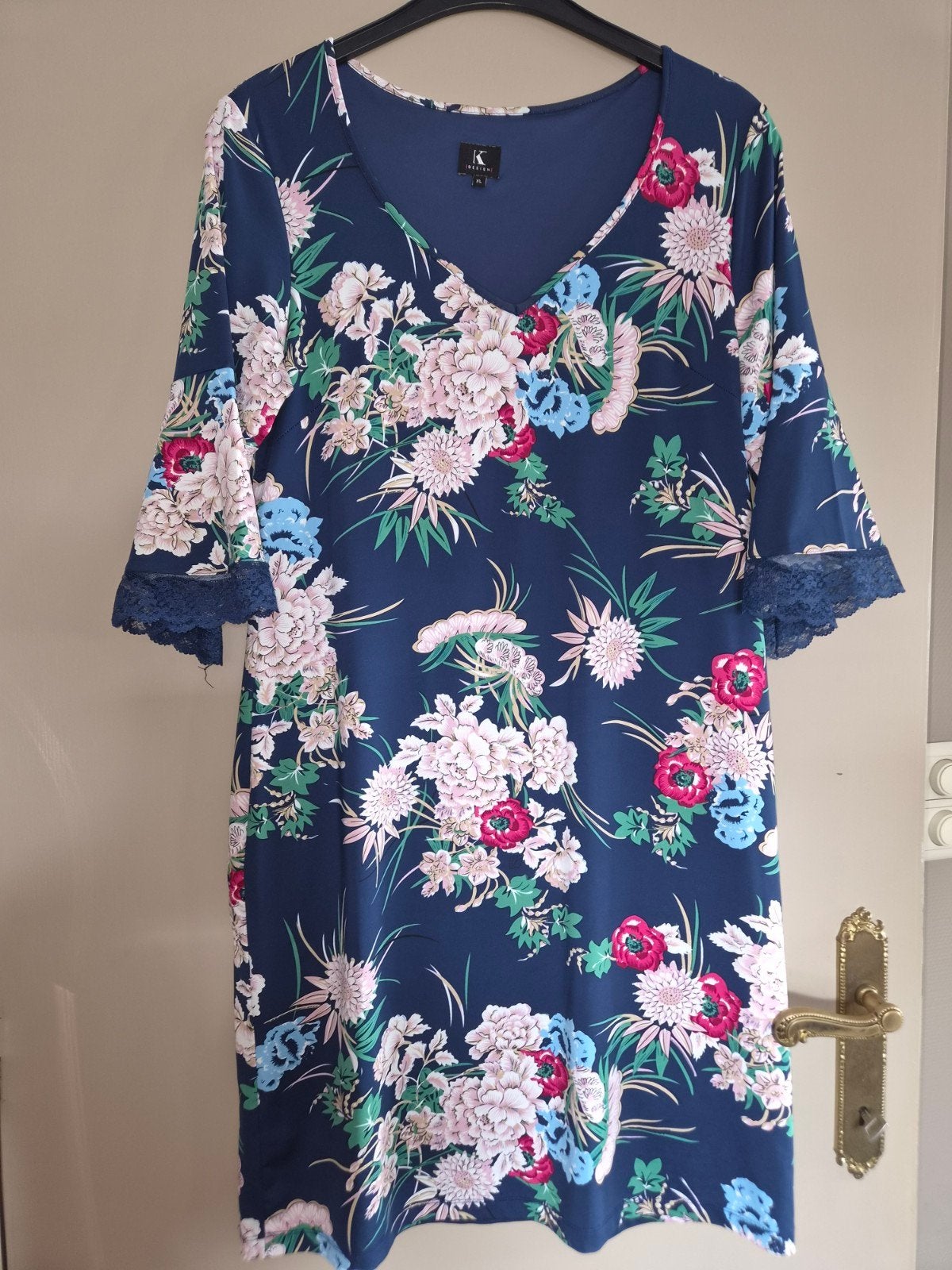 kleedje k-design maat XL, Kleding | Dames, K-design, Blauw, Maat 46/48 (XL) of groter, Ophalen of Verzenden