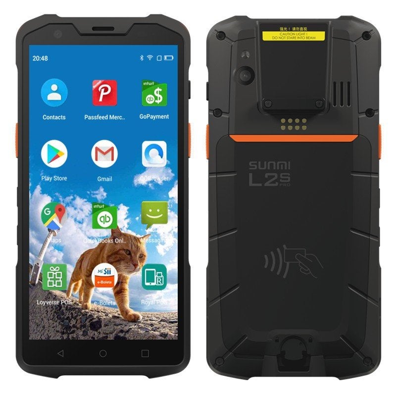 Terminal de point de vente portable Sunmi L2s Pro
Etat: Comm, Computers en Software, Scanners, Android, Zo goed als nieuw, Barcodescanner
