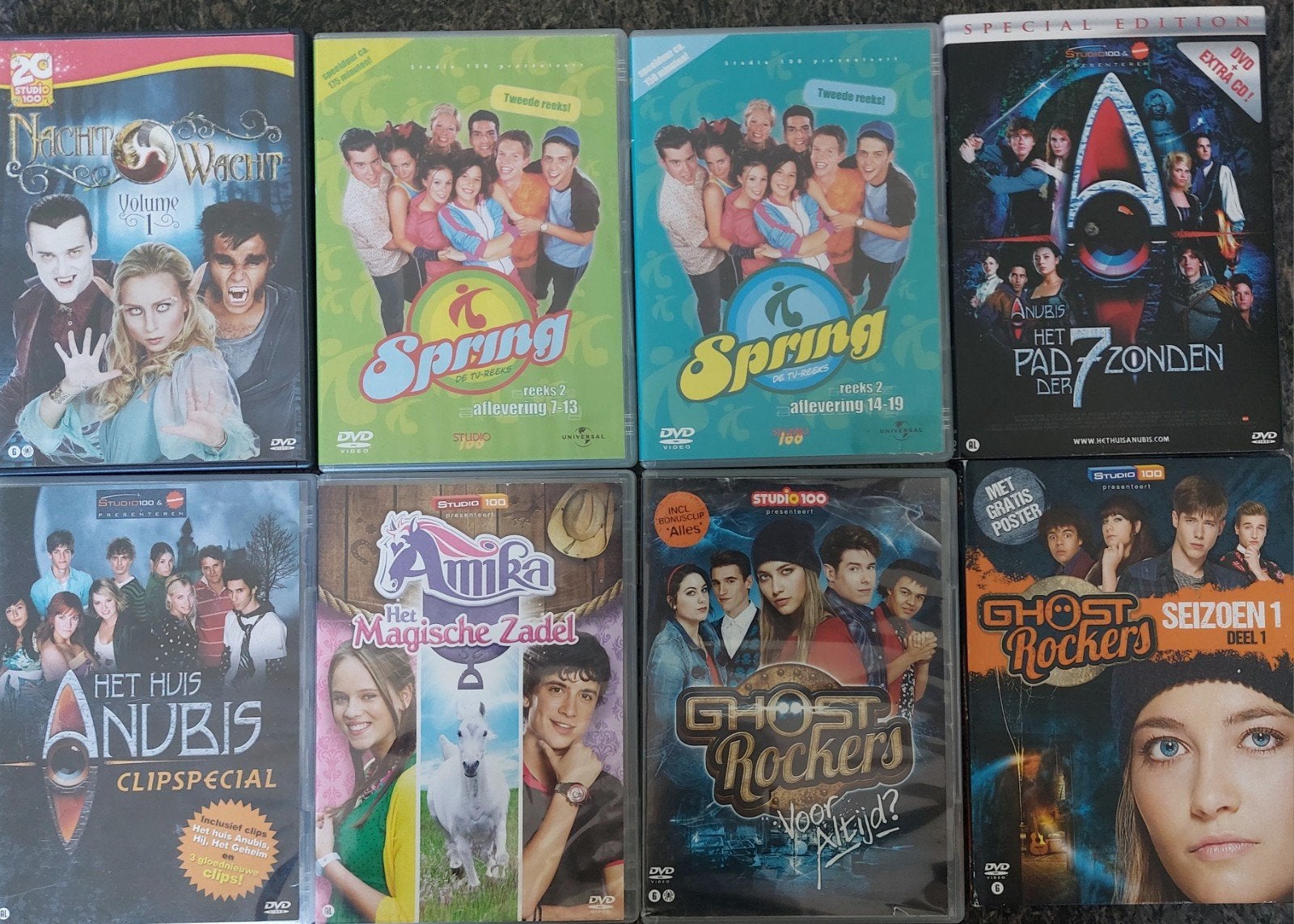 Dvd's Nachtwacht huis Anubis Spring Ghostrockers Amika, CD & DVD, DVD | Enfants & Jeunesse, Enlèvement ou Envoi