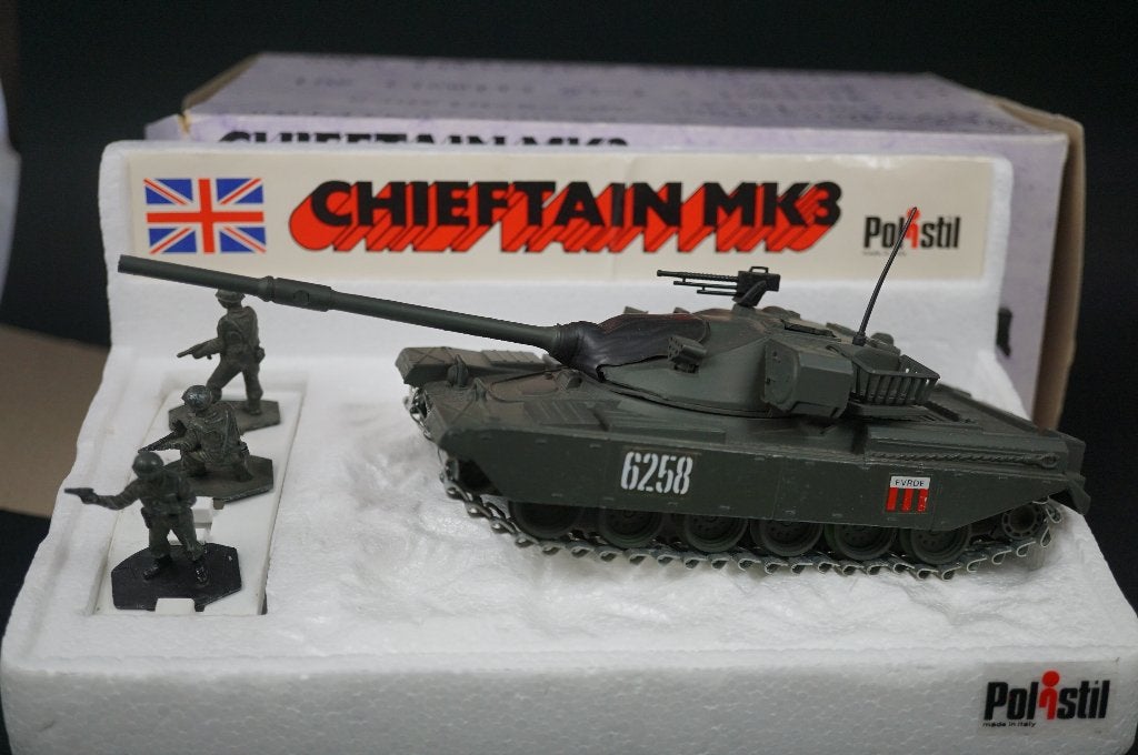 Polistil Chieftain tank - 1/50 - TOP vintage (1975), Ophalen of Verzenden