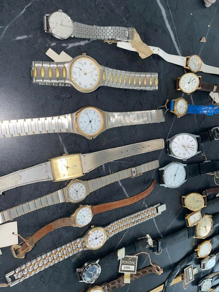 Lott met antiek horloge’s & horlogebandjes, Ophalen of Verzenden, Zo goed als nieuw