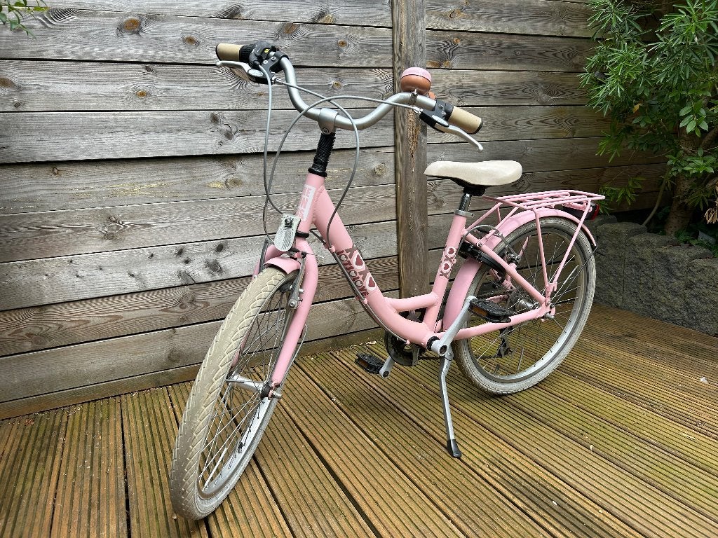 Meisjesfiets BFK 22 inch, Fietsen en Brommers, Fietsen | Meisjes, Ophalen, 22 inch, Gebruikt, Velgrem