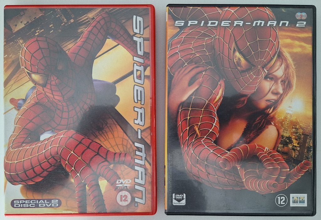 Spider-Man (Lot van 2 DVD's), CD & DVD, Enlèvement ou Envoi, Néerlandais, Comme neuf, Anglais