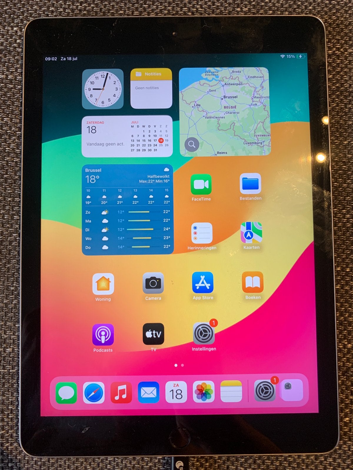 Ipad 6de gen, Computers en Software, Apple iPads, Ophalen, Gebruikt