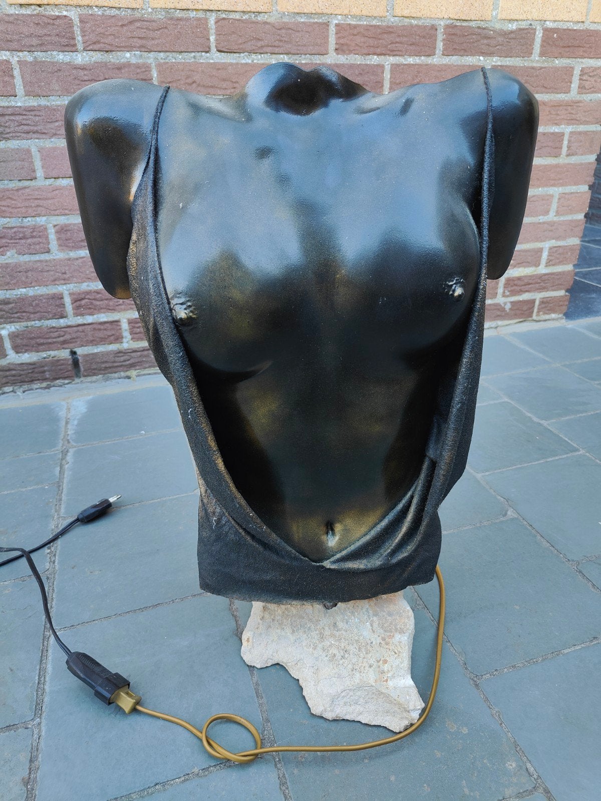 Buste vrouw lamp Christian Defays, Ophalen, Lamp