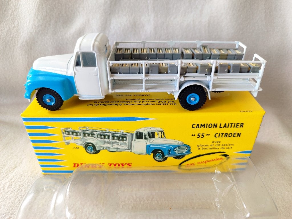 Dinky Atlas _ Citroën "55" Camion Laitier _ ref. 586, Hobby & Loisirs créatifs, Enlèvement ou Envoi, Neuf, Bus ou Camion, Dinky Toys