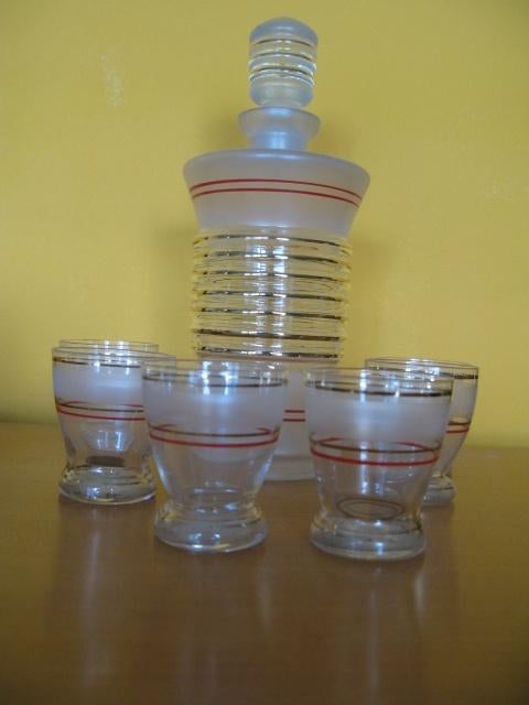 service a liqueur VINTAGE, Antiquités & Art, Enlèvement ou Envoi