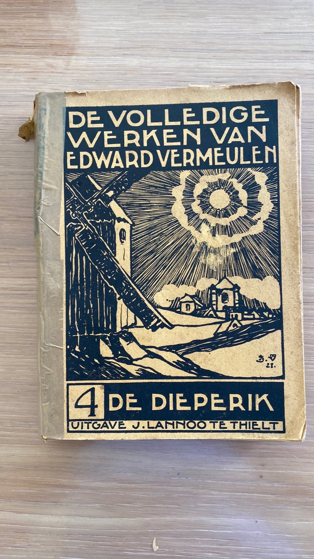 Volledige werken Edward Vermeulen Deel 4: De dieperik, België, EDWARD VERMEULEN, Ophalen, Gelezen