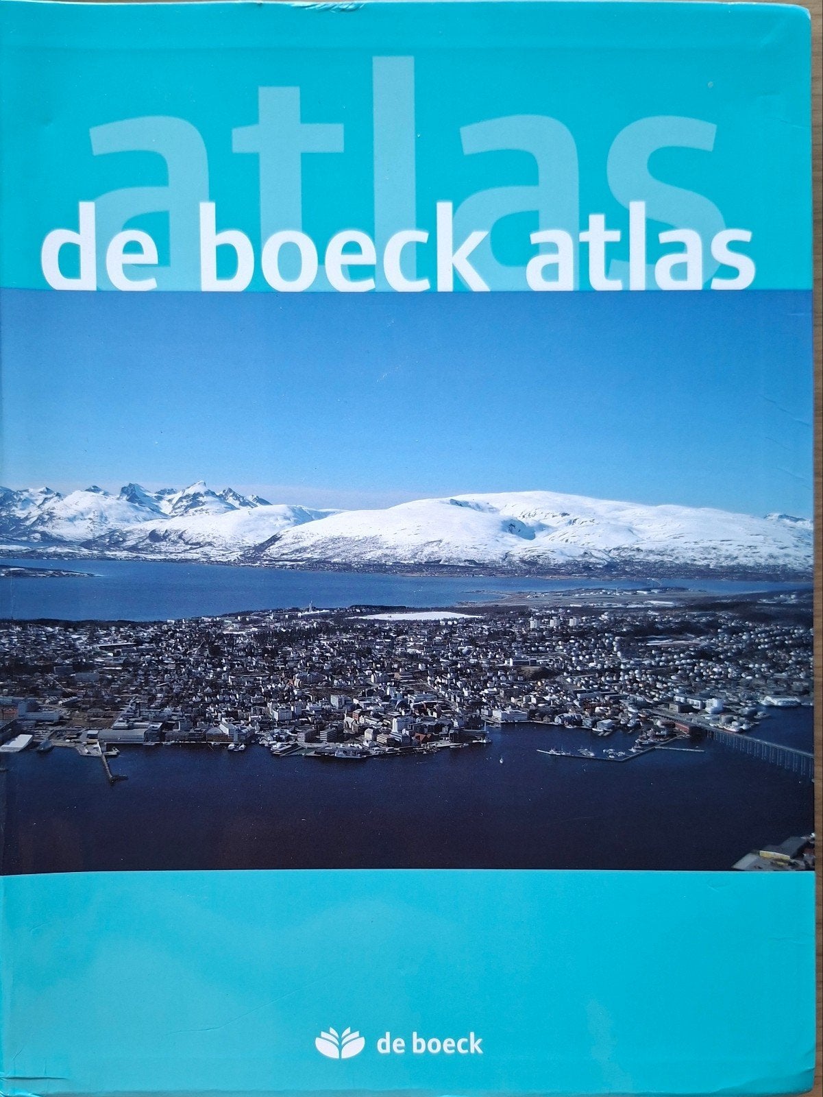 Jacques Merchiers - de boeck atlas (integraalband), Livres, Comme neuf, Secondaire, Géographie, Enlèvement ou Envoi