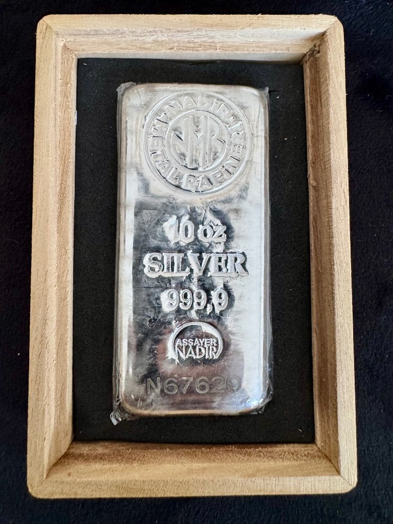 10 oz zilverbaar Nadir met COA, Enlèvement ou Envoi, Argent