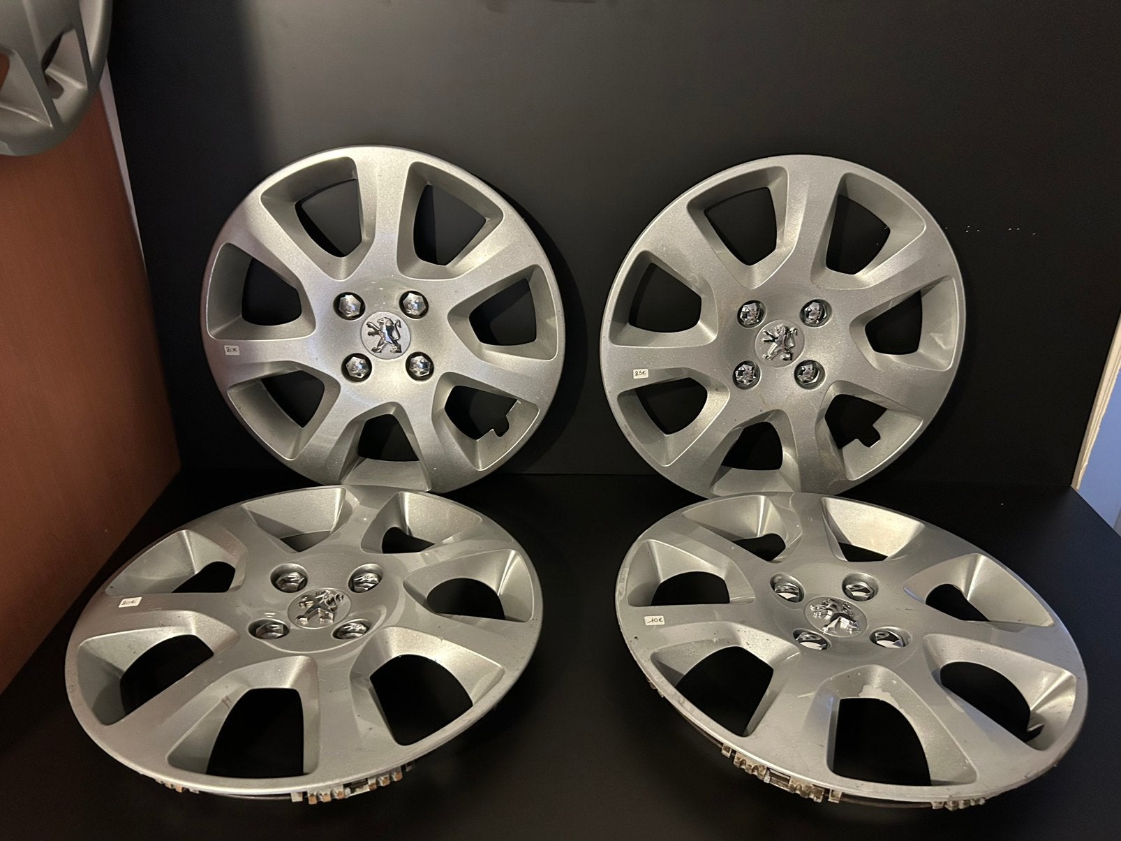 4 enjoliveurs d’origine Peugeot 3008/5008 16", Enlèvement ou Envoi, Utilisé