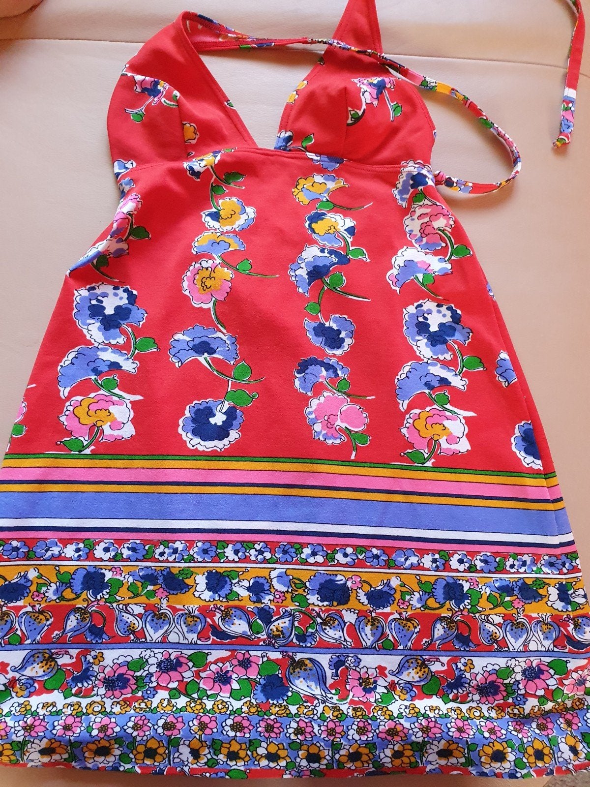 Zomerkleedje (strandjurk) maat 42, Kleding | Dames, Jurken, Ophalen of Verzenden, Nieuw, Maat 42/44 (L), Rood