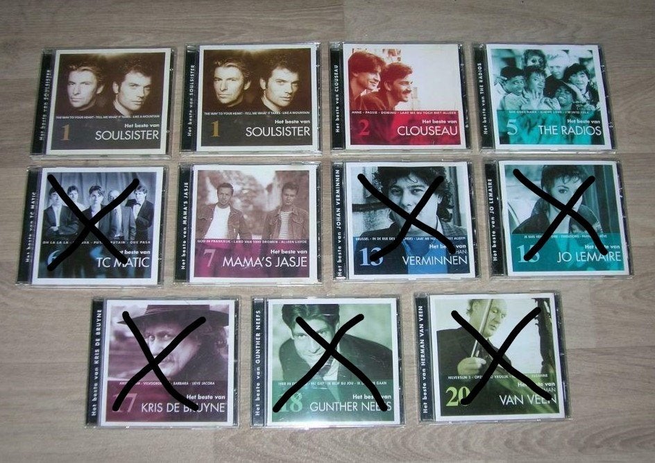 Cd’s verzamelcollectie, Enlèvement