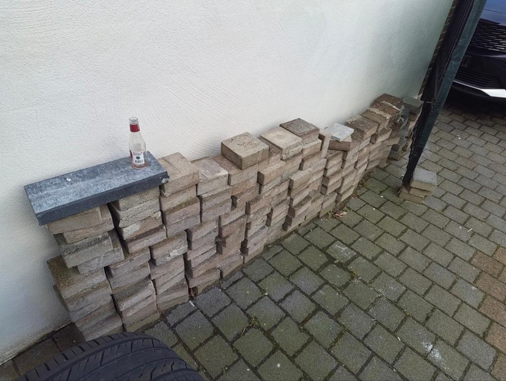 Klinkers + boordstenen, Tuin en Terras, Tegels en Klinkers, Ophalen, Klinkers