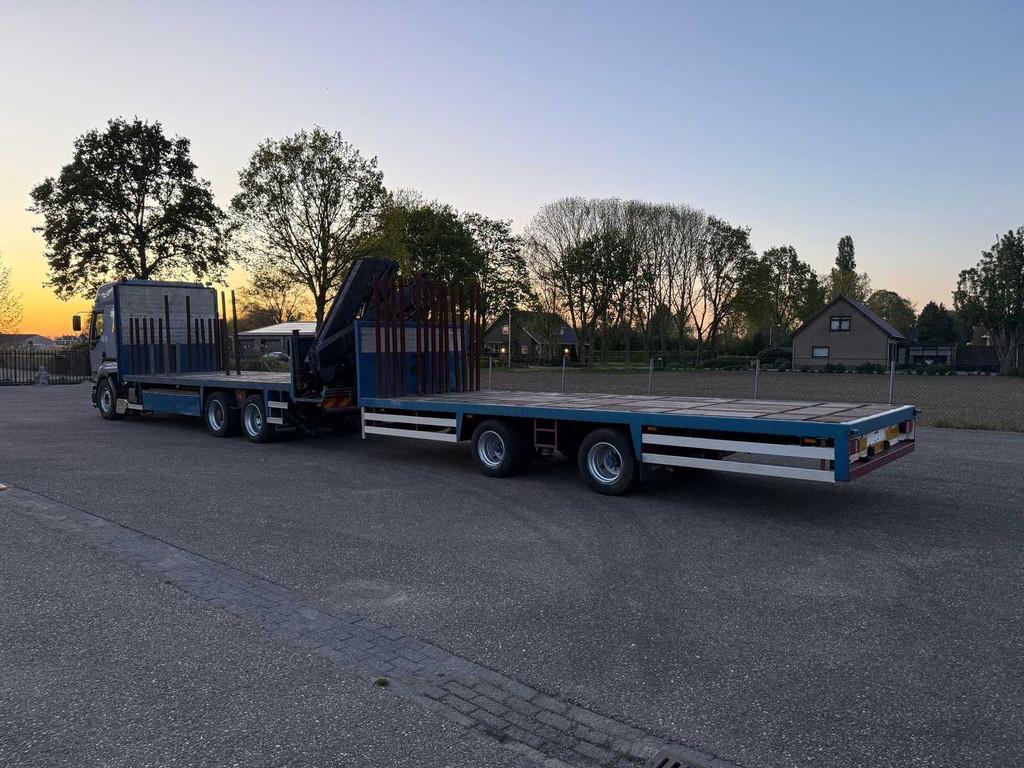 Renault HR 388 6X2 Autolaadkraan 22T/M1 met Draco Aanhangwag, Euro 2, Renault, Overige brandstoffen, Bedrijf