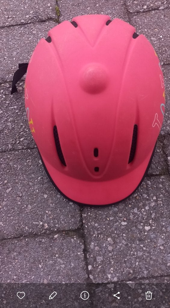 Cap helm, Dieren en Toebehoren, Gebruikt, Kinderen, Ophalen of Verzenden, Rijhelm/cap