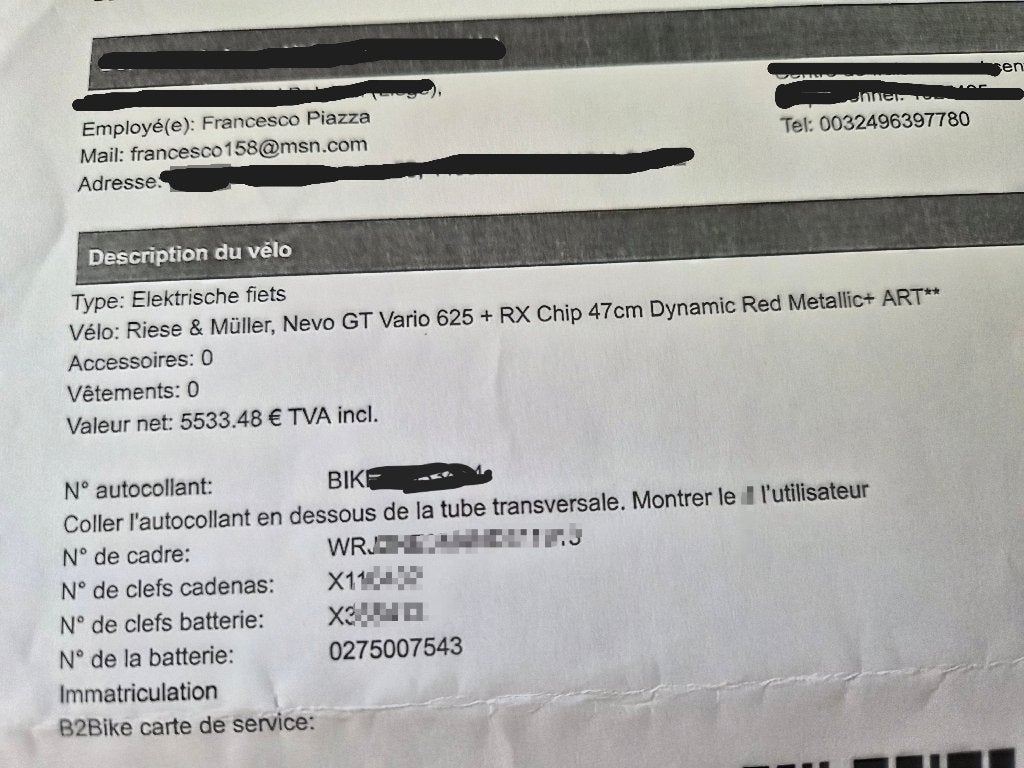 riese muller nevo gt 3 Vario + courroie, Autres marques, Enlèvement, Utilisé, Frein à disque