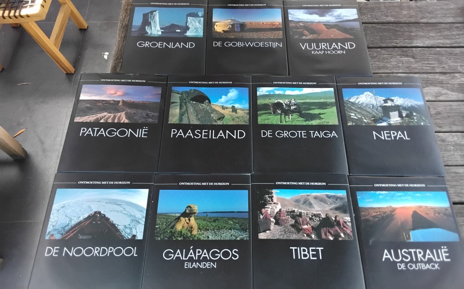 Série de voyages en néerlandais « Rencontre avec l'horizon », Enlèvement, Comme neuf, Guide ou Livre de voyage, Autres marques
