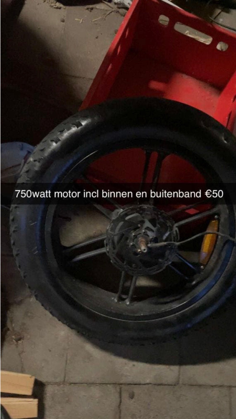 €30 fatbike motor 750 watt, Motoren, Ophalen of Verzenden