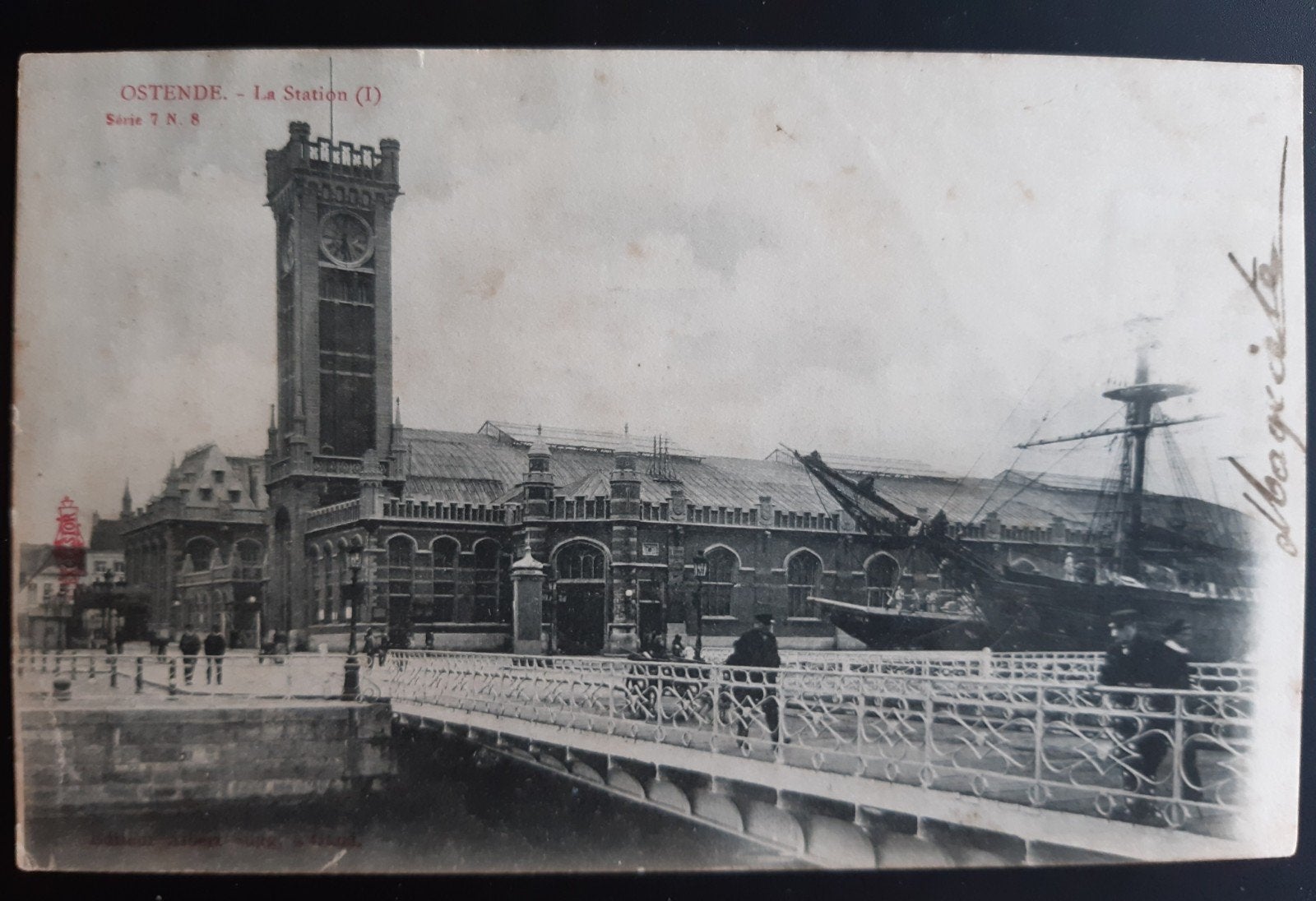 OSTENDE OOSTENDE la station STATIE, Ophalen of Verzenden