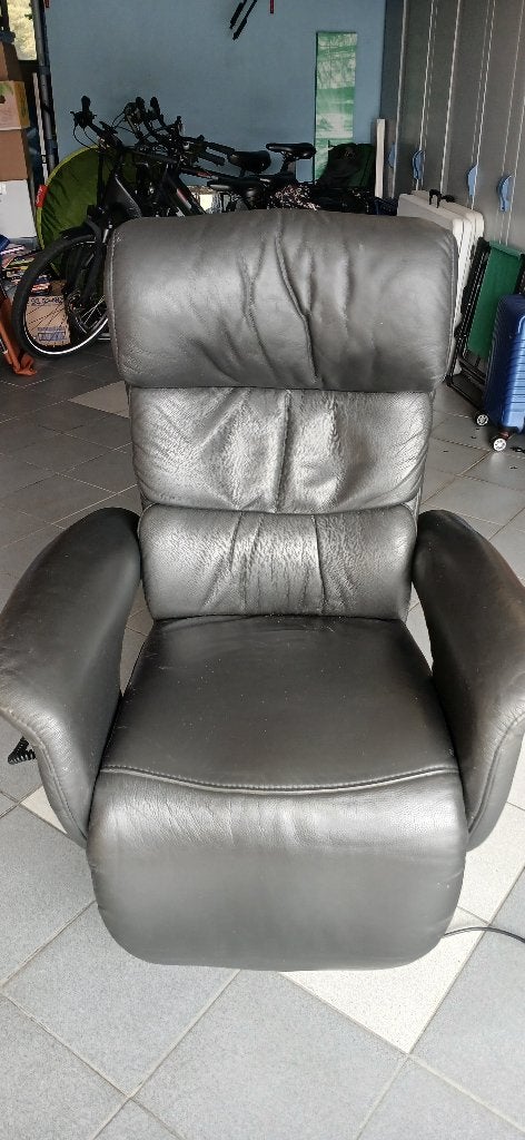 Relax zetel, Ophalen, Gebruikt, Eenpersoons, Leer