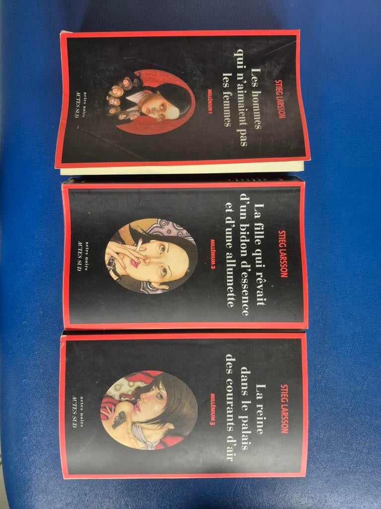 3 tomes Millénium, Livres, Enlèvement