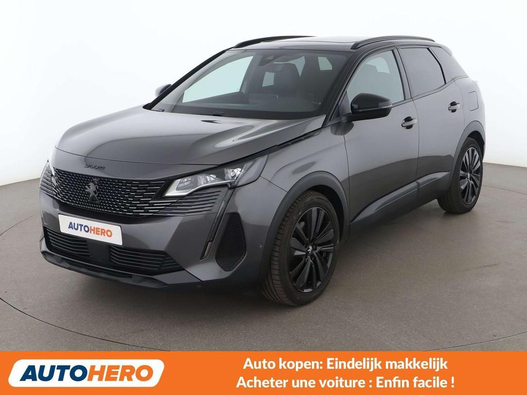 Peugeot 3008 1.6 Hybrid 4 300 GT (bj 2021, automaat), Auto's, Gebruikt, 5 zetels, Hybride Elektrisch/Benzine, SUV of Terreinwagen