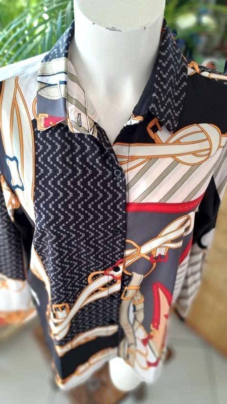 populair bijzonder prachtige blouse, Kleding | Dames, Overige kleuren, Vintage Dressing, Maat 42/44 (L), Ophalen of Verzenden