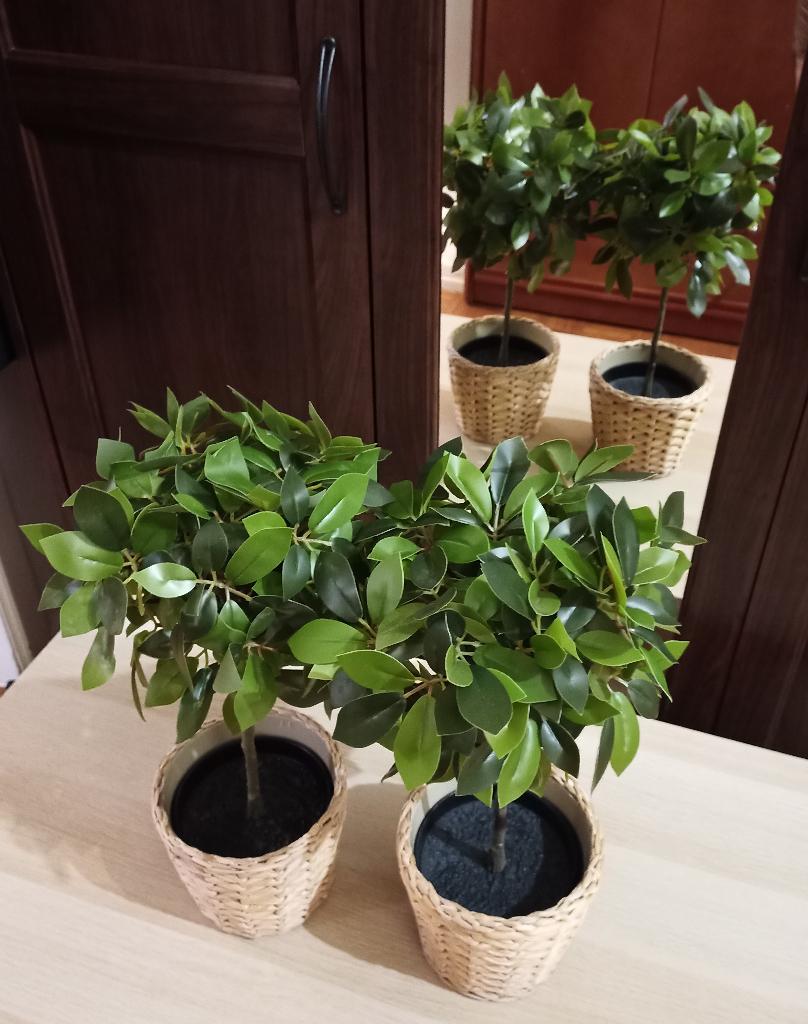 Kunstplanten in potten, Huis en Inrichting, Woonaccessoires | Kunstplanten en Kunstbloemen, Nieuw, Bloemstuk, Groen, Kunststof